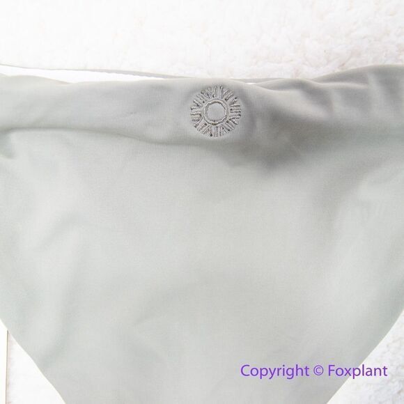 NEW Rhythm.X Free People Paisley Hi String Bikini Bottoms size L  in‎ army - Picture 10 of 14